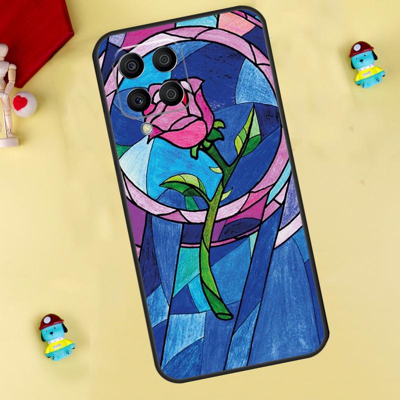 

Stained Glass Rose Galaxys Case For Samsung Galaxy M13 M33 M53 M14 M12 M15 M06 M16 M36 M56 M31 M32 M52 M35 M55 M34 M54 Samsung M35