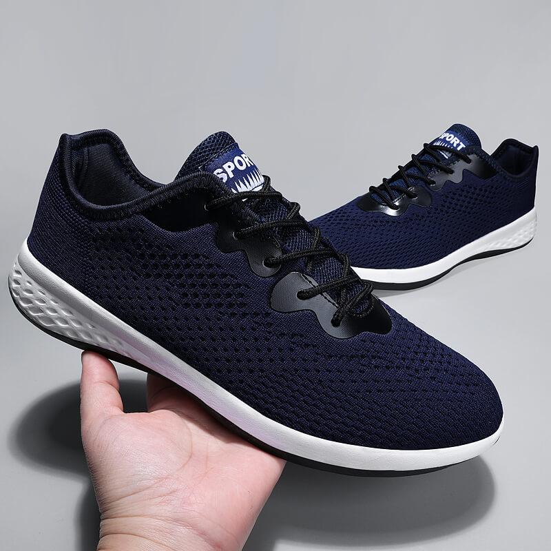 Fashion Gray Men Shoes Running Shoes For Men Big 48 Lightweight Tenis Comfortable Breathable Walking Breathable Nonskid Sneakers