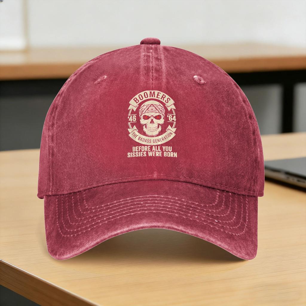 Boomer Generation Badass Before All You Sissies Were Born Casual Baseball Cap  Outdoor Sports Trucker Hat Summer Sun-Proof  Cap