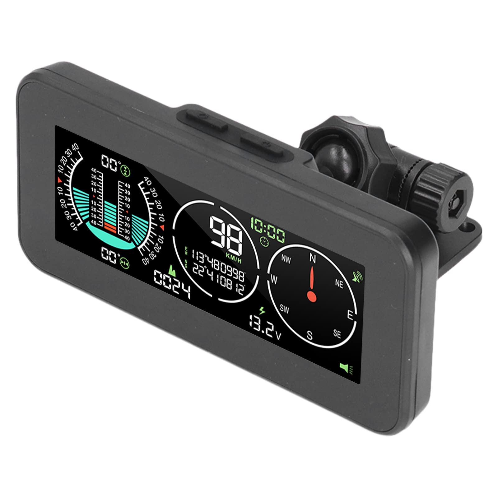 

Фолани Внедорожная мотоциклетная рампа метр, HUD дисплей двухцветный ЖК-экран normal