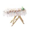 1:12 Puppenhaus Miniatur Bügelbrett aus Holz Mini Flacheisen Möbel Modell Nähen Leben Szene Dekor Spielzeug Mikro Szene Requisiten