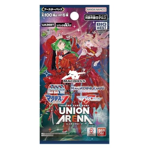 BANDAI UNION ARENA Booster Pack "Macross" Series [UA36BT] (BOX) 16 Packs, Ages 9+