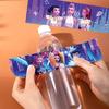10~50 PIEZAS Etiqueta para Botella de Agua para Kpop Cazadores de Demonios Pegatina Decoración de Cumpleaños Fiesta de Bienvenida al Bebé Regalo Suministros para Fiesta de Niñas