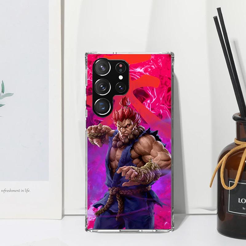 Game S-Street F-FighterS Phone Case For Samsung Galaxy S26 S25 Edge S24 FE S23 S22 Ultra S21 Plus S20 + Art Fundas Back Cover Ga