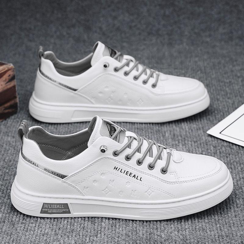 Summer Men's Shoes New Breathable Little White Shoes Men's Trend Versatile Flat-soled Sports Shoes Casual Board Shoes Trendy Shoes