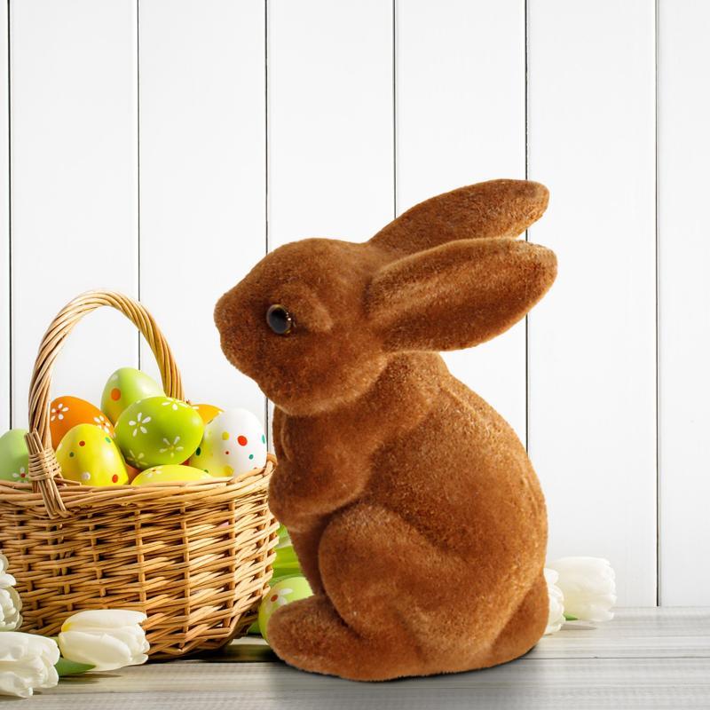 Handcrafted Plush Animal Rabbit Ornament For Easter