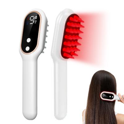 Hair Growth Comb Red Blue Light Therapy Hair Growth Device Electric Scalp Massager for Hair Growth Alopecia Treatment