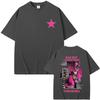 Rapper Theodora Mega Bbl Bad Boy Lovestory Grafik T-Shirt Herren Damen Popmusik T-Shirt Männlich Lässig Baumwolle T-Shirt