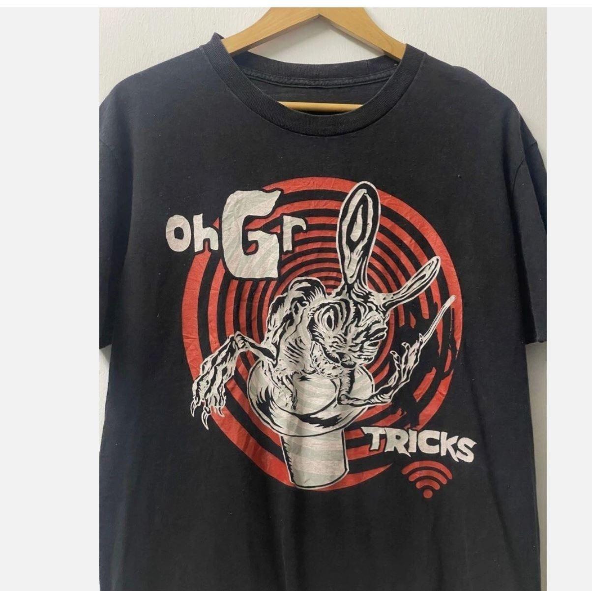 

OhGr band big logo tricks T-shirt Unisex Black Cotton All Sizes M