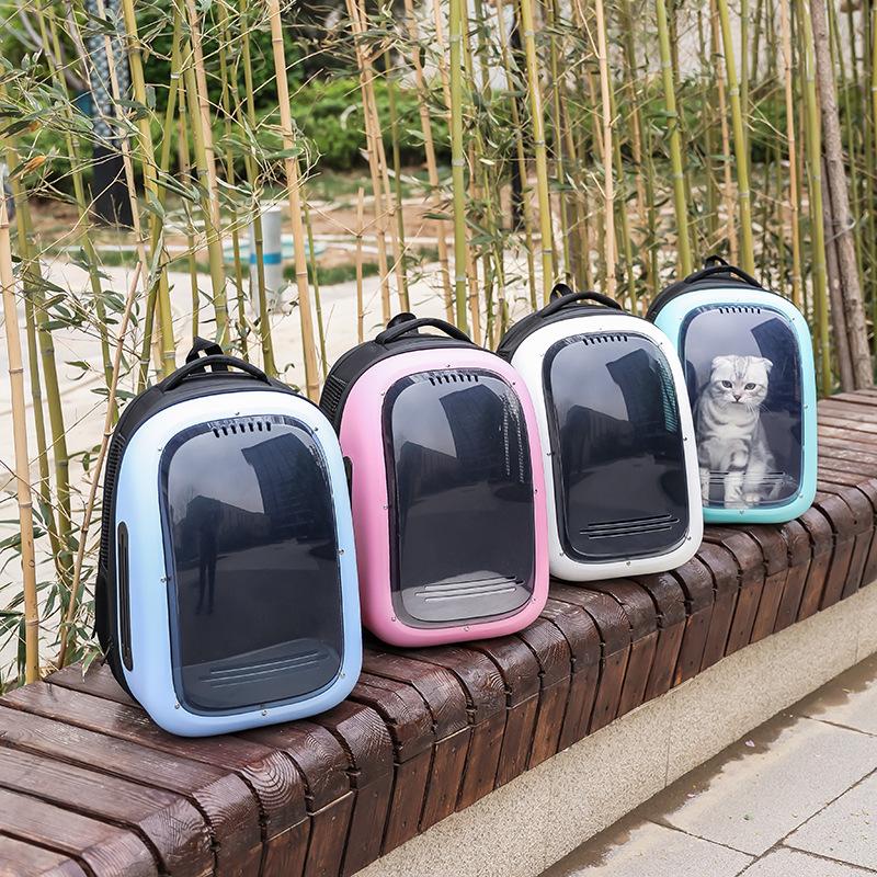 Cat Carrier Bags Breathable Outdoor Pet Carriers Small Dog Cat Backpack Travel Space Capsule Cage Pet Transport Bag For Cat