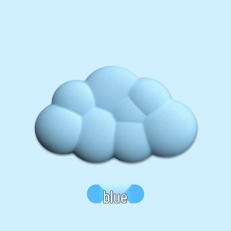 Cross-Border Cloud Memory Foam Keyboard Wrist Rest - Large Non-Slip Desktop Support
