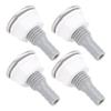 4 stk Badekar Luftboble Dyse PVC SPA Badekar Rett Bobledyse for Bassengtilbehør