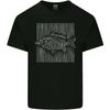 Karpfen Angelleinen Angler Fisch Angeln Herren Baumwoll T-Shirt Tee Top