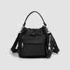 Korean-style Wide Shoulder Strap Casual Bag, Fashionable Folding Single-shoulder Bag, Pleated Drawstring Crossbody Bag