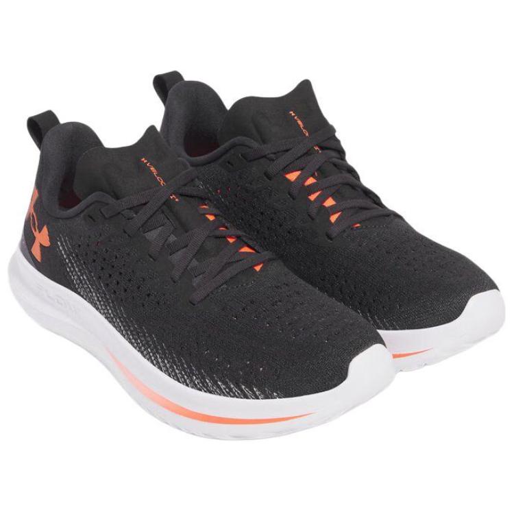 Under Armour Flow Velociti 4 Black Ares Red Men Sneakers Anthracite 3027585-003