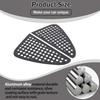 Rear Side Window Louvers Air Ven Trim Accessories Compatible with Kia Soul 2009-2024 Automotive Rear Window Triangular Glass Decorative Cover