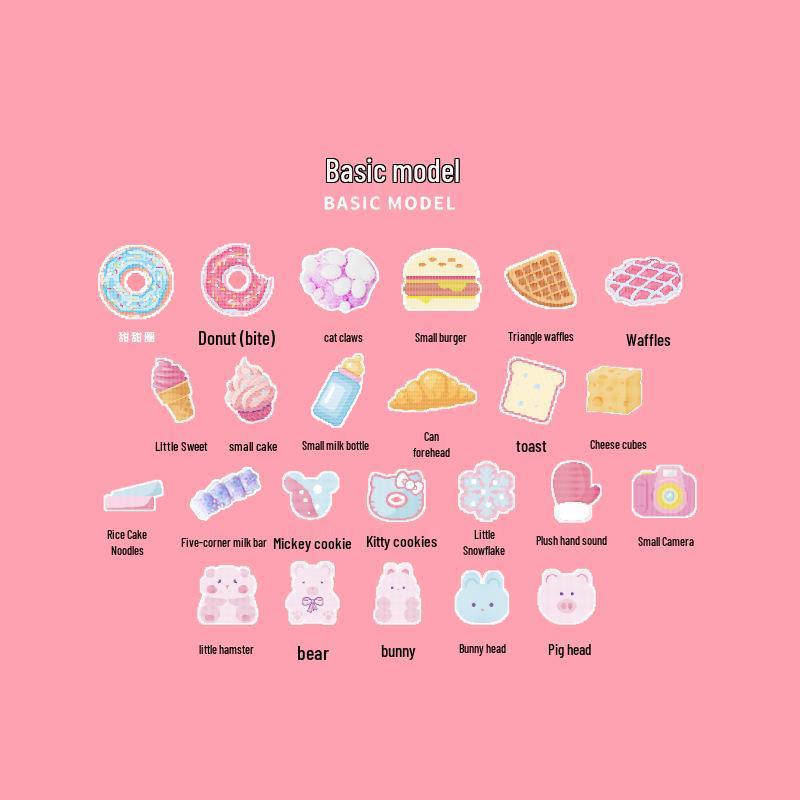 Squishy Cat Paw Waffle Donut Mochi Blind Bag Decompression Toy