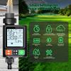 Water Timer Garden Hose Sprinkler Timer 10 Programmable Automatic Rain Delay 3.3 Inch LCD Screen IP54 Rainproof