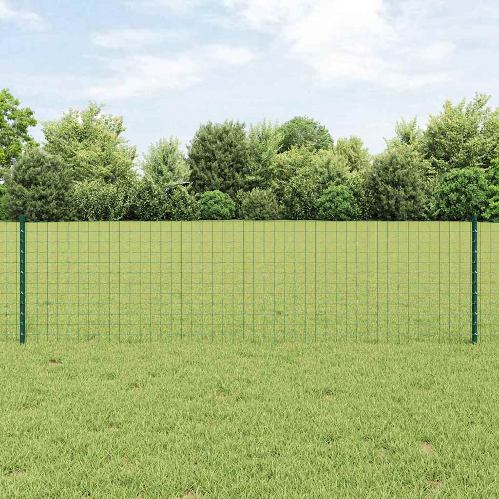 Embedded Fence Post 5 pcs Green 100 cm