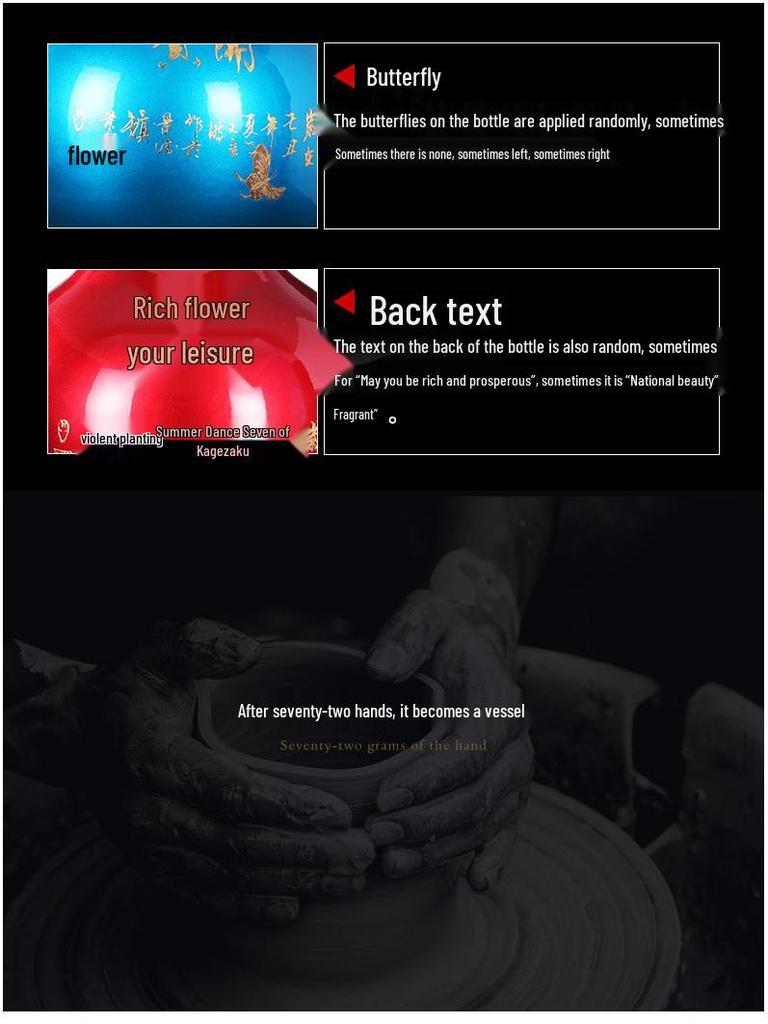 Porcelain Jingdezhen Red Ceramic Vases: Chinese Style Floral Ornaments for Home Decor