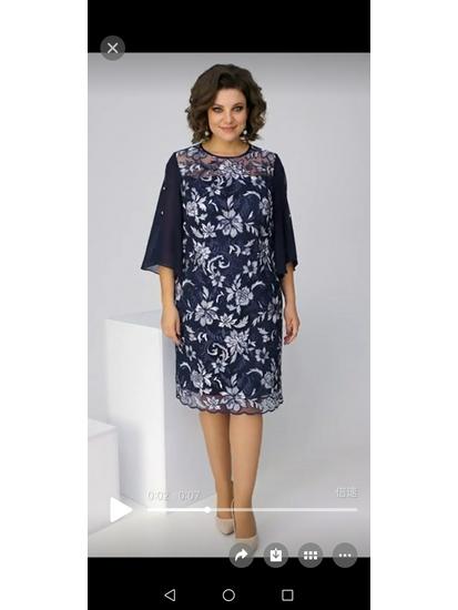 European & American Summer 2025 Round Neck Printed Dress