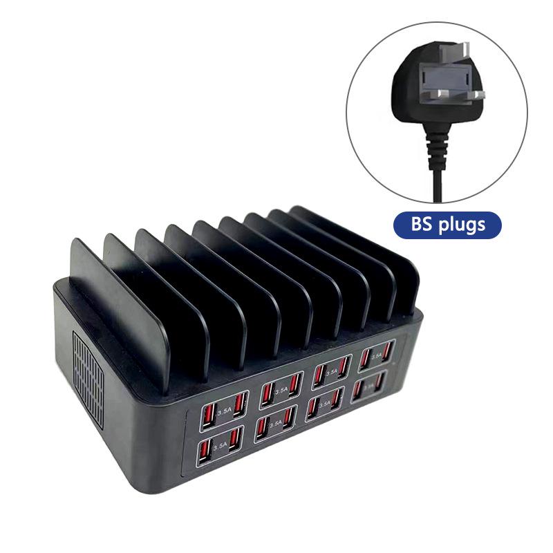 16-Port High Power USB Charging Dock Stand (150W) for Mobile Devices