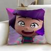 Popular Anime FriendZSpace Cushion Cover Soft  EasyWash Pillow Case  Versatile for Couch Bed Travel and Office