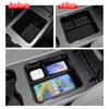 For Chery Jetour T-1 2025 2025 Armrest Storage Box Car Tray TPE Organizers Accessories Tidying Black ABS
