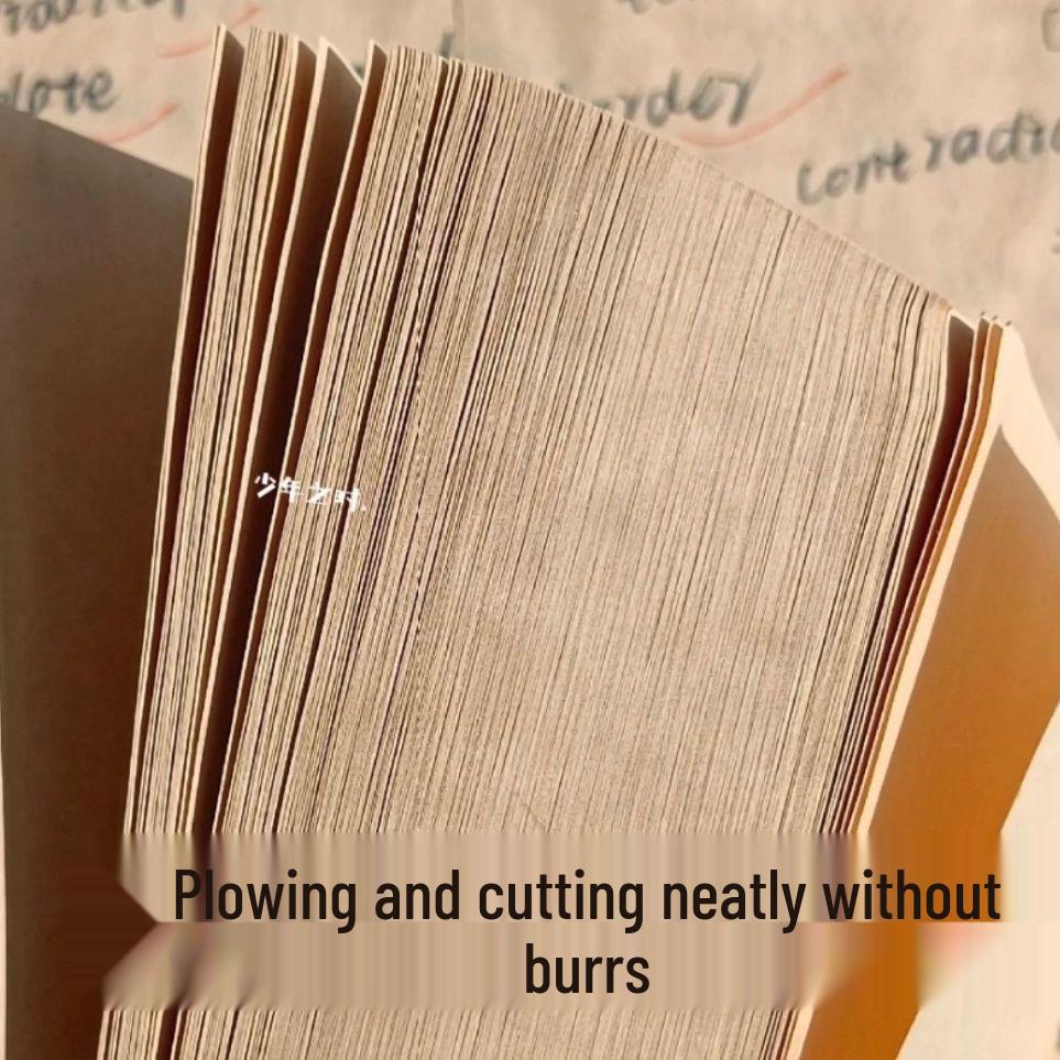 Blogger's Style 320-Sheet Virgin Wood Pulp Draft Paper: Blank Beige, Eye-Protecting, Thickened for Postgrad Students.