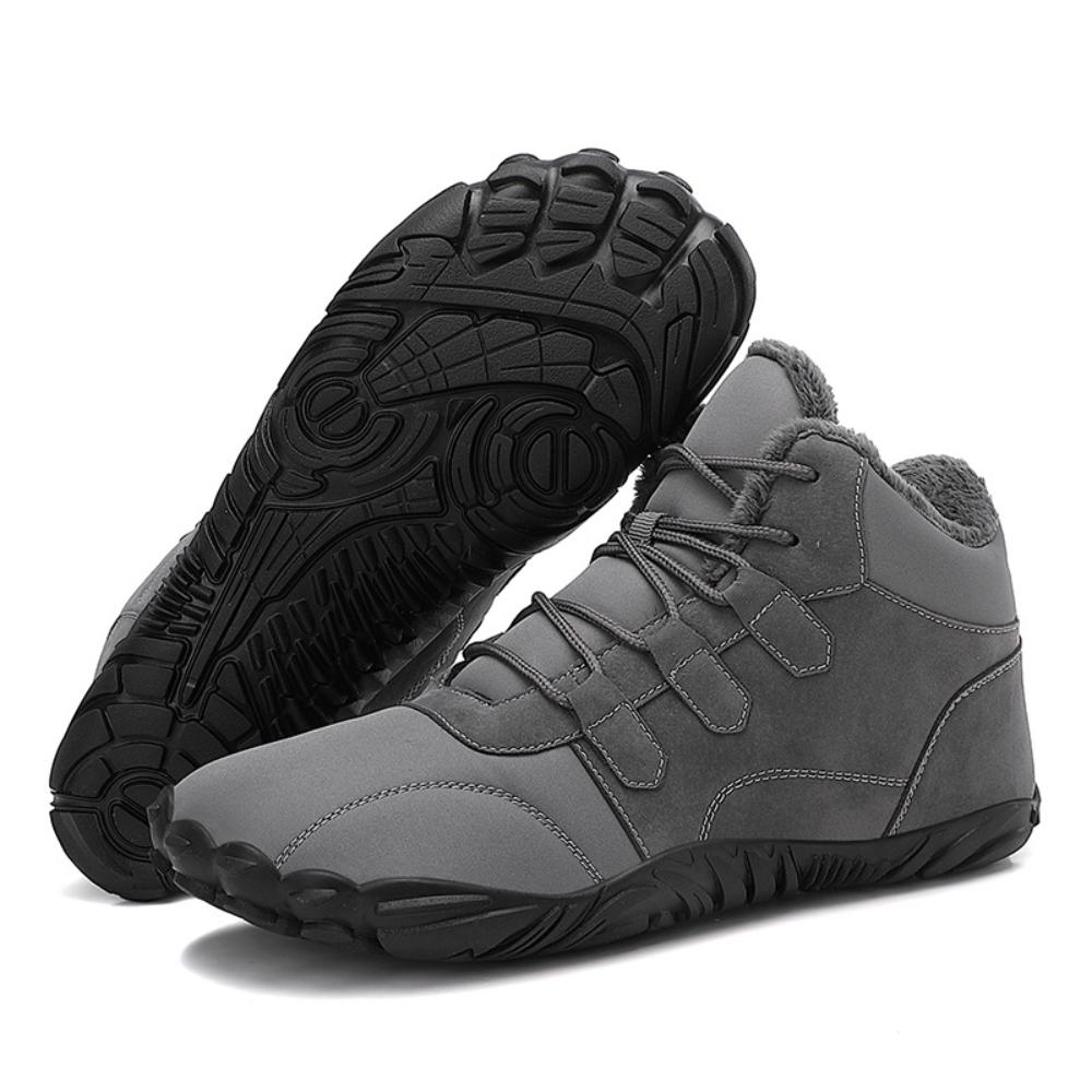 Outdoor Snow Boots Men's Waterproof Cotton Shoes Women's Piled Thickened Warm Non-slip Cotton Boots