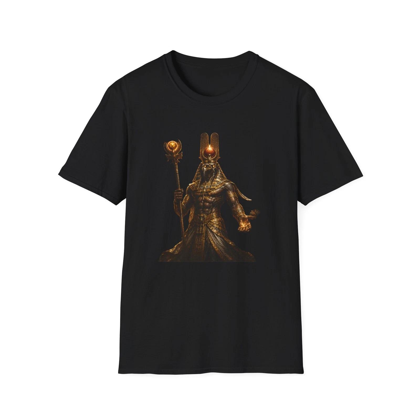 Amun Ra Mage Children s Children s Children s T Children s T-shirt Ancient Egypt Golden Sorcerer Graphic Tee 150