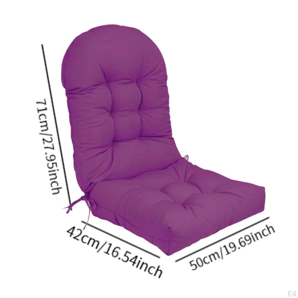 Rückenlehnenstuhl Draußen Kissenpolster Gesteppt Chaiselongue Kissen Polsterhocker