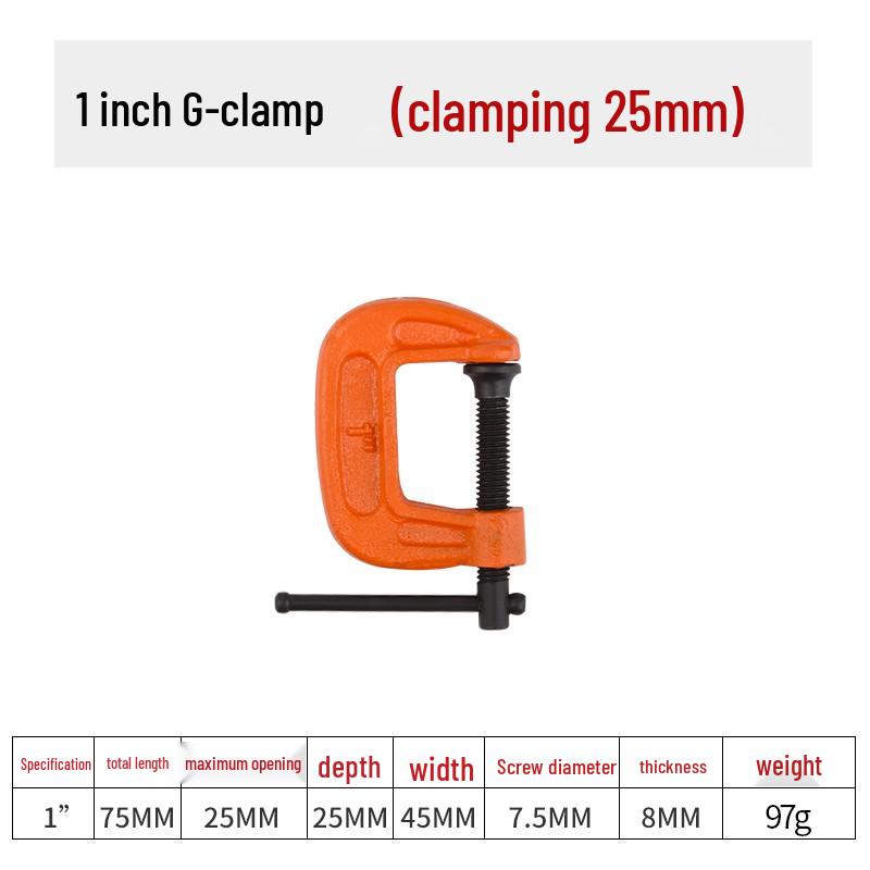 Quick Woodworking A-Clamp for Marble & Stone, Thickened Spring, 4/6/9 Inch