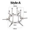 Adjustable Huge Stainless Steel Anal Dilator Metal Vaginal Speculum Fisting Vaginal Dilator Anal Training dildos Adult Sex Toys