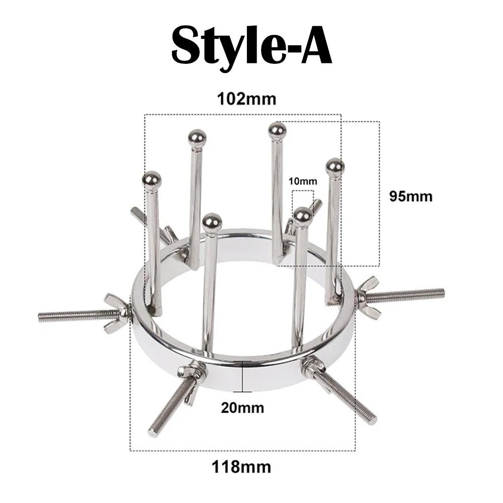 Adjustable Huge Stainless Steel Anal Dilator Metal Vaginal Speculum Fisting Vaginal Dilator Anal Training dildos Adult Sex Toys