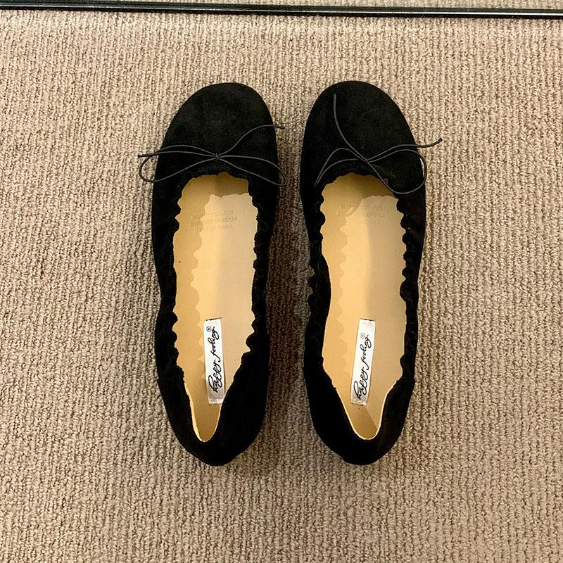 Fashion Fashion Slip On Women Flats Shallow Shoes Soft Casual Female Butterfly-Knot Footwear Round Toe Ladies Flats With Shoes