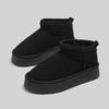 thick-soled velvet warm snow boots women's winter heightening short tube outdoor warm bread shoes versatile cotton shoes