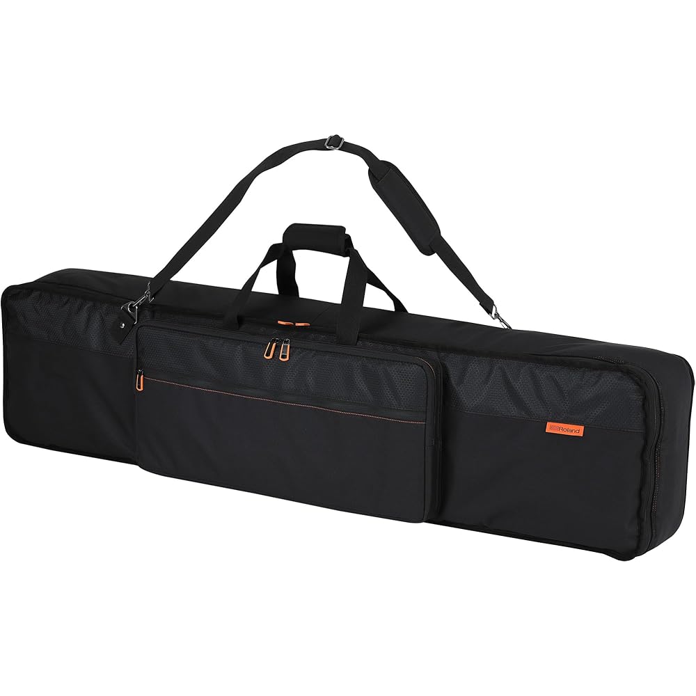 Roland Roland CB-B88S Slim 88-Key Keyboard Carrying Bag, Heavy Duty Fleece Material Interior, 2 L...