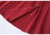 2026 Spring Plus Size Women's Striped Cardigan, Long Sleeve, Round Neck, Slimming Shirt for Fat Girls, Style 668