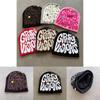 Modern Beanie For Winter Women Men Fashionable No Brim Design With Letter Pattern