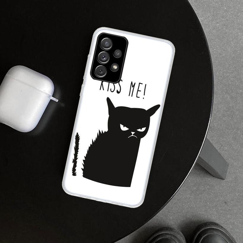 Cat Footprint Funny Paw Cute Phone Case for Samsung Galaxy A17 A16 A26 A36 A56 A57 A37 A15 A25 A35 A55 A14 A24 A34 A54 A13 A23 A