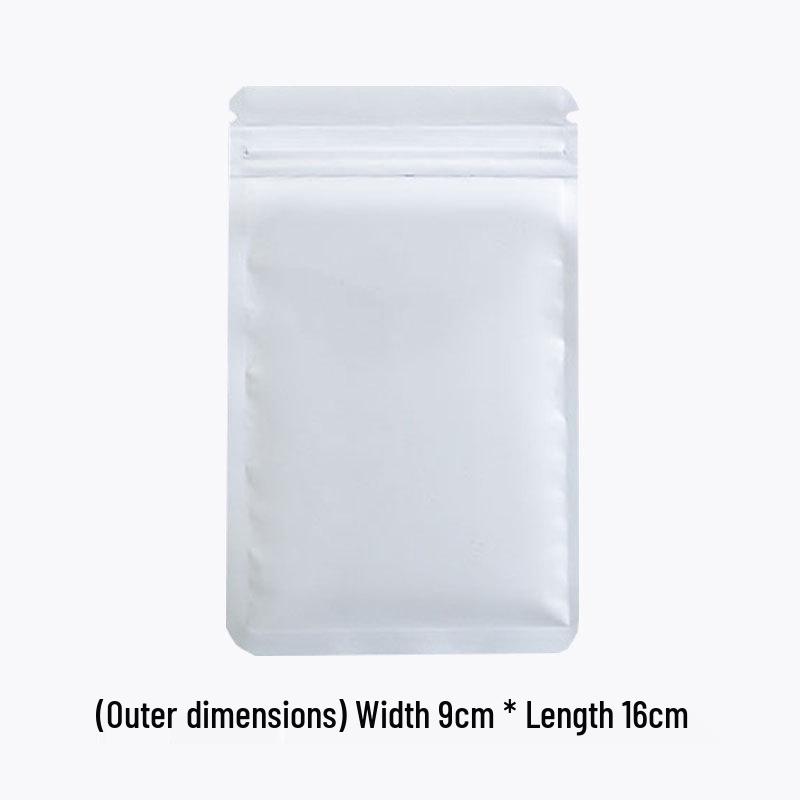 Double-Sided Frosted Aluminum Foil Self-Sealing Opaque Packaging Bag for Colored Ornaments