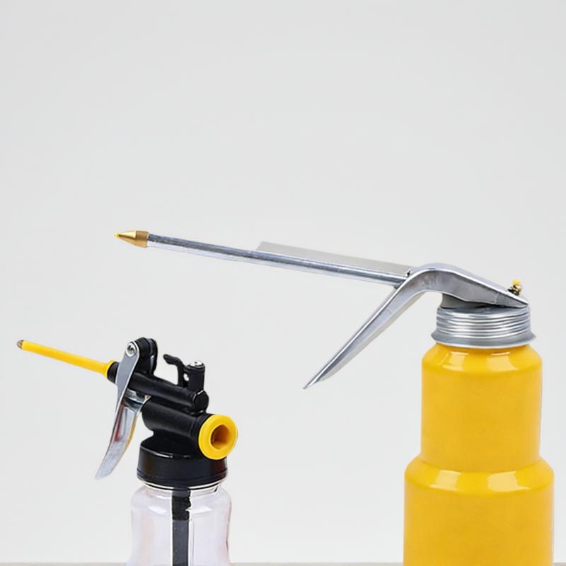 200/300/500ML Ölfüllkanne mit langem Ausguss Ölkanne Motorrad Auto Öltopf Flasche Hochdruck Manuell Ölspender Haus Spritze Kanne