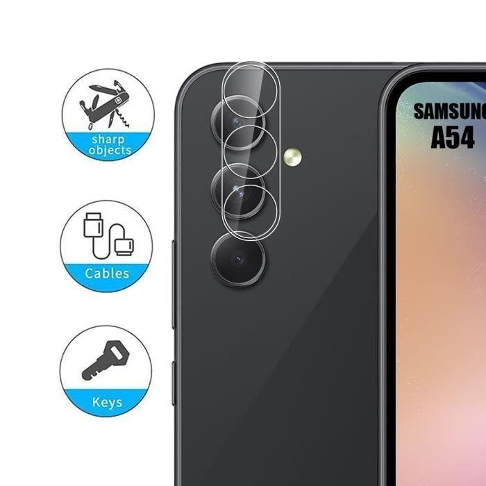 Verres Trempés - BOOLING - Compatible Samsung Galaxy A54 5G - Lot de 3 - Transparent - Anti-Rayures
