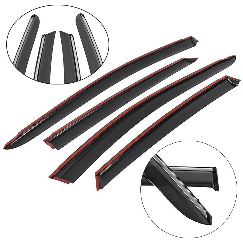 BYD Song Car Rain & Sun Visors - Injection Molded Window Shields for Exterior Modification