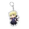 Fate Stay Night Tohsaka Rin Altria Pendragon Cute Cartoon Keychain Kawaii Keyrings Bag Parts & Trendy Gift