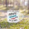 Spanische Print Tasse Kaffee Tee Tassen Getränke Wasserbecher Lehrerleben Emaille Tassen Schule Zuhause Griff Trinkgeschirr Beste Geschenke für Lehrer