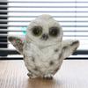 Castle Enterprises Large Feathered Owl Figurine (White) 12cm Long, Set of 10, "No Hardship" - God of Learning in Europe, For Commercial Use