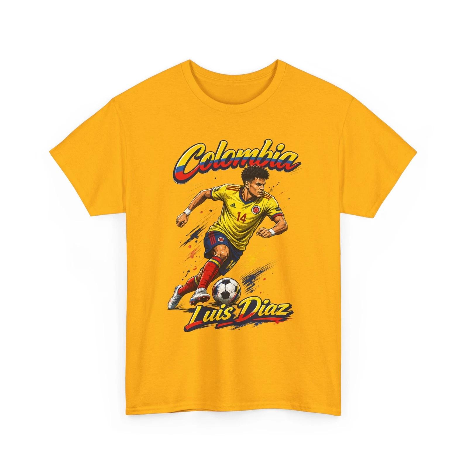 Colombia Luis Díaz Soccer Player Children s Children s T  Children s T-shirt | Football Jersey Style 130