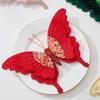 High-Grade Velvet Double-Layer Butterfly Christmas Tree Decorations